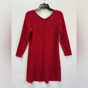 Trixxi Girl Red Glitter Dress Sz XL